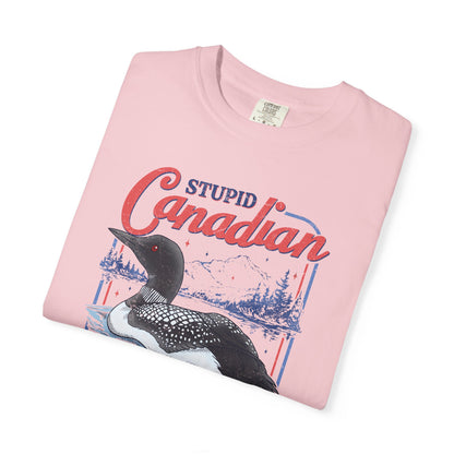 Stupid Canadian Wolf Bird Tee