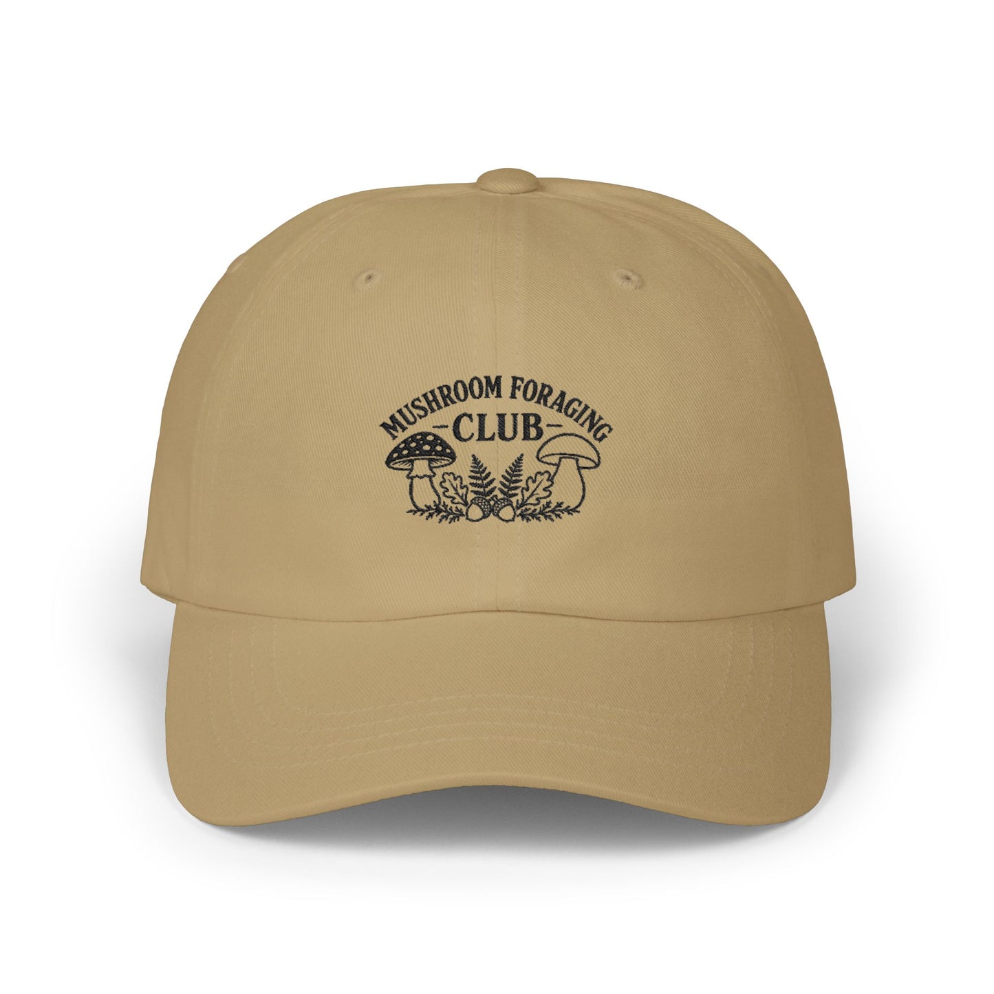 Mushroom Foraging Club Dad Cap