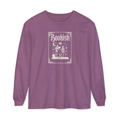Bookish Skeleton Long Sleeve Tee