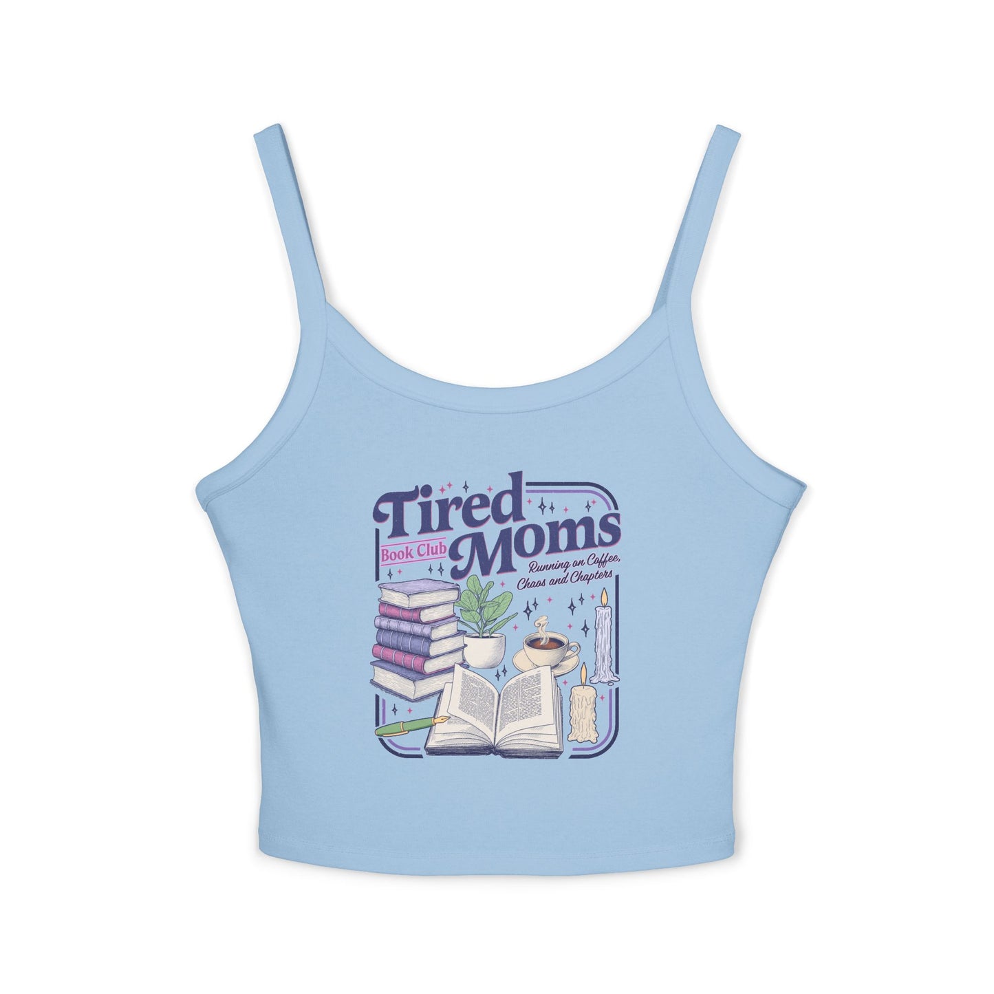Tired Moms Book Club Tank