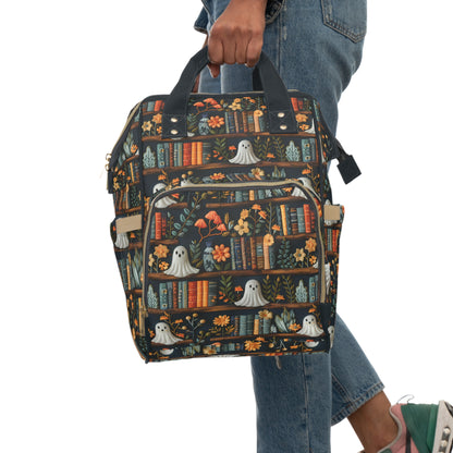 Haunted Library Diaper Backpack