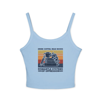 Drink Coffee Read Books Tank