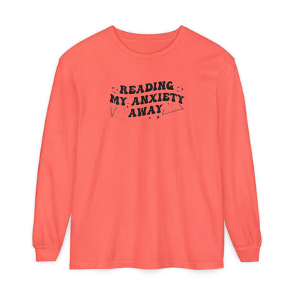 Reading My Anxiety Away Long Sleeve Tee