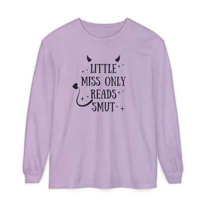 Little Miss Only Reads Smut Long Sleeve Tee