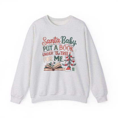 Christmas Santa Baby Book Sweatshirt