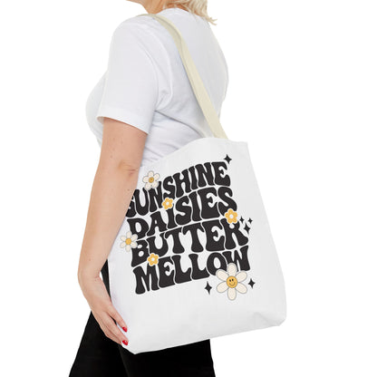 Sunshine Daisies Butter Mellow Tote Bag