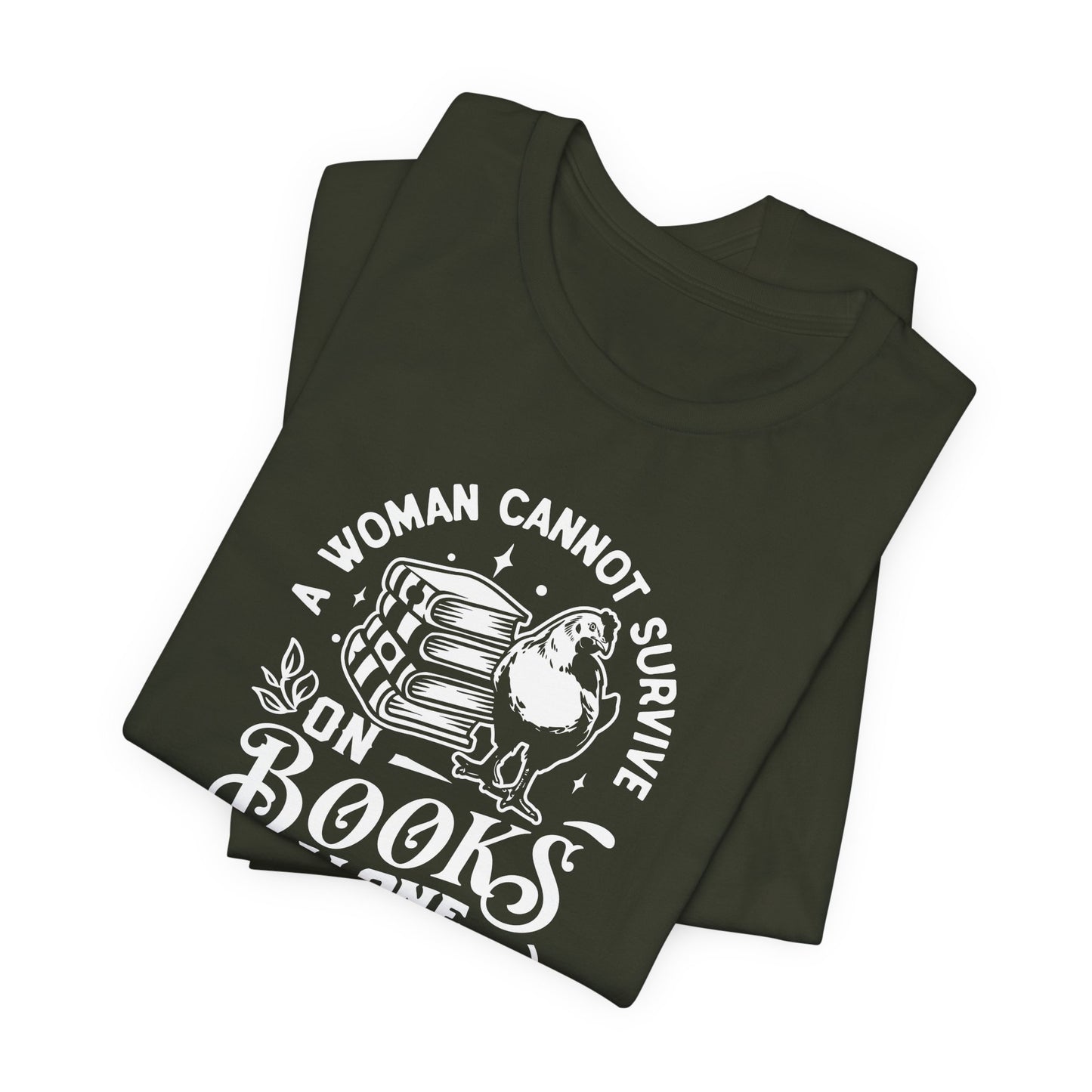 Books & Chickens Tee