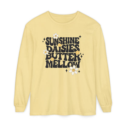 Sunshine Daisies Butter Mellow Long Sleeve Tee