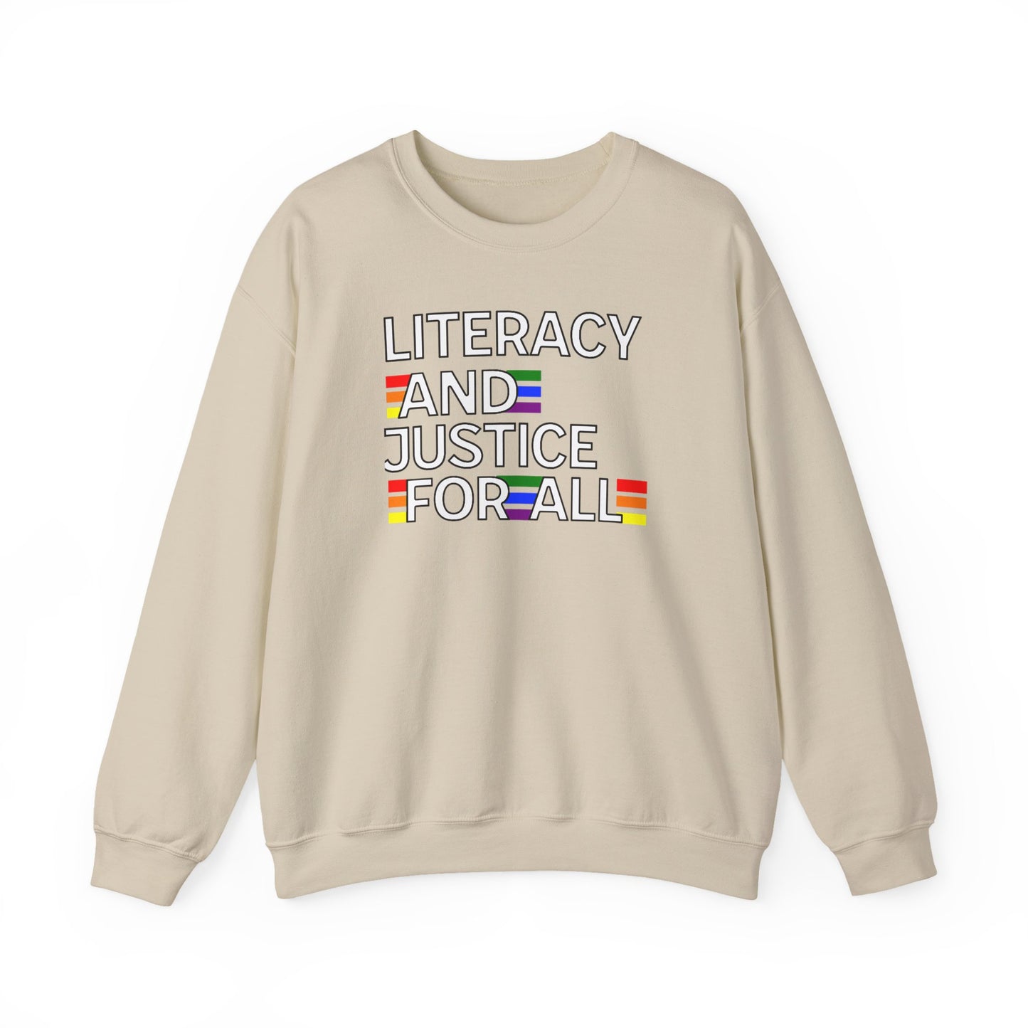 Literacy and Justice Sweatshirt