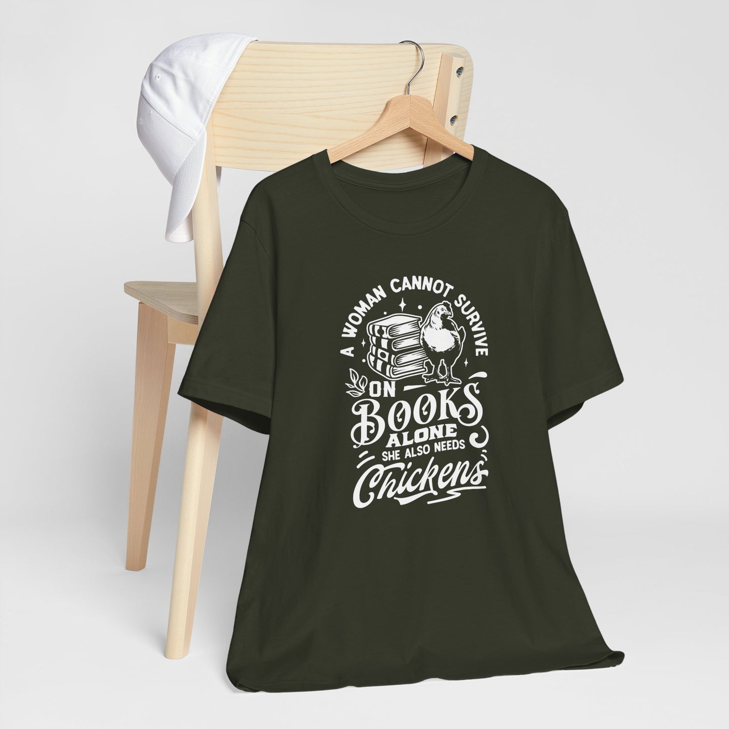 Books & Chickens Tee