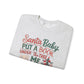 Christmas Santa Baby Book Sweatshirt