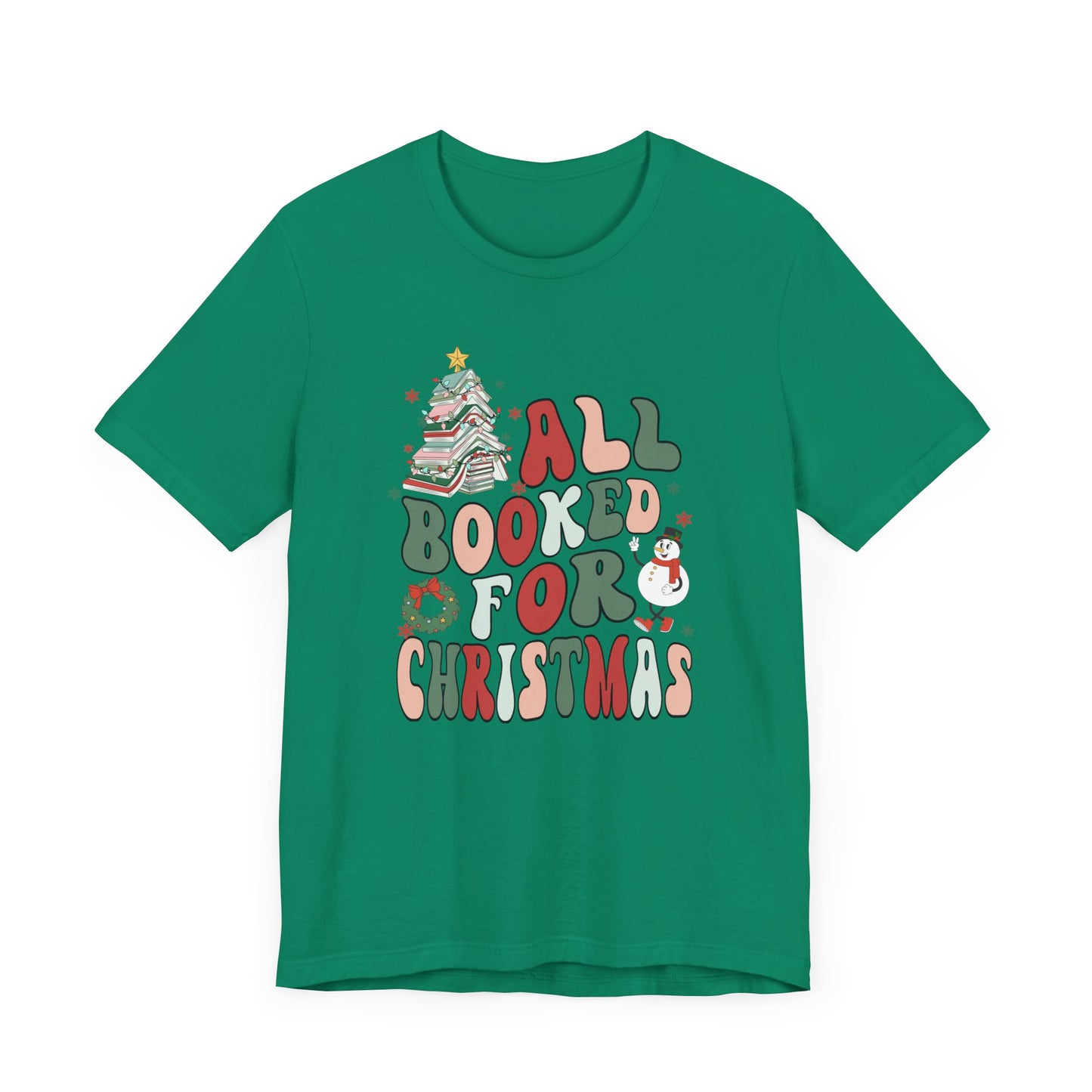 All Booked for Christmas Tee