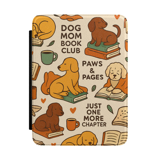Dog Mom Book Club Kindle Case