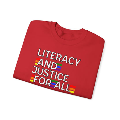 Literacy and Justice Sweatshirt