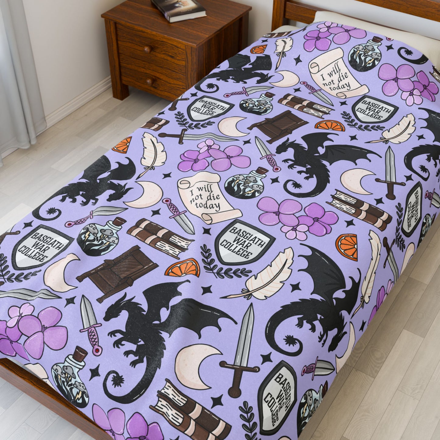 Fourth Wing Plush Blanket