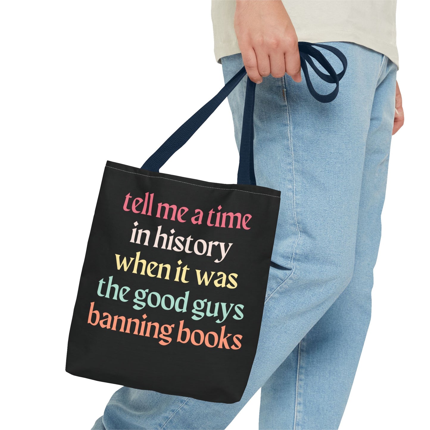 Good Guys Don't Ban Books Tote Bag