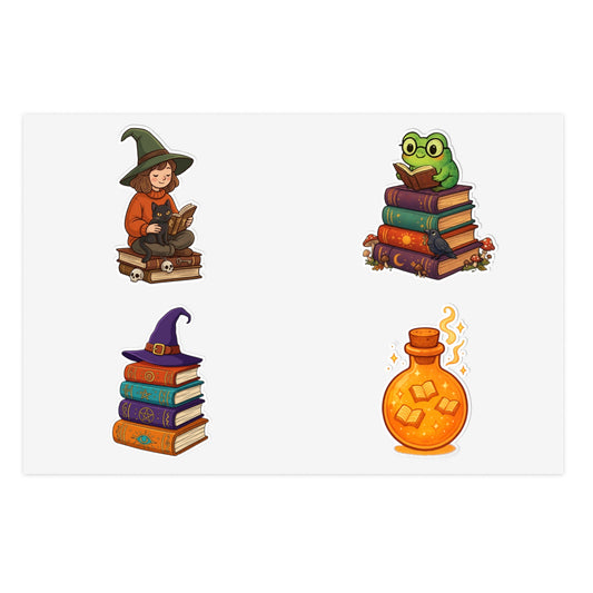 Whimsical Reader Sticker Pack