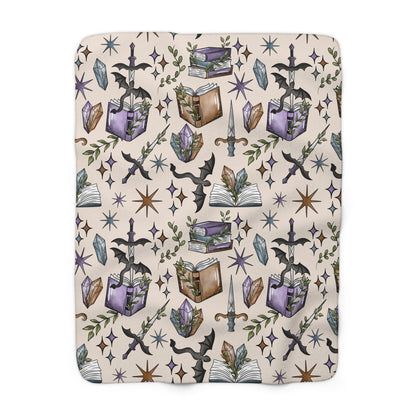 Fantasy Lovers Sherpa Blanket