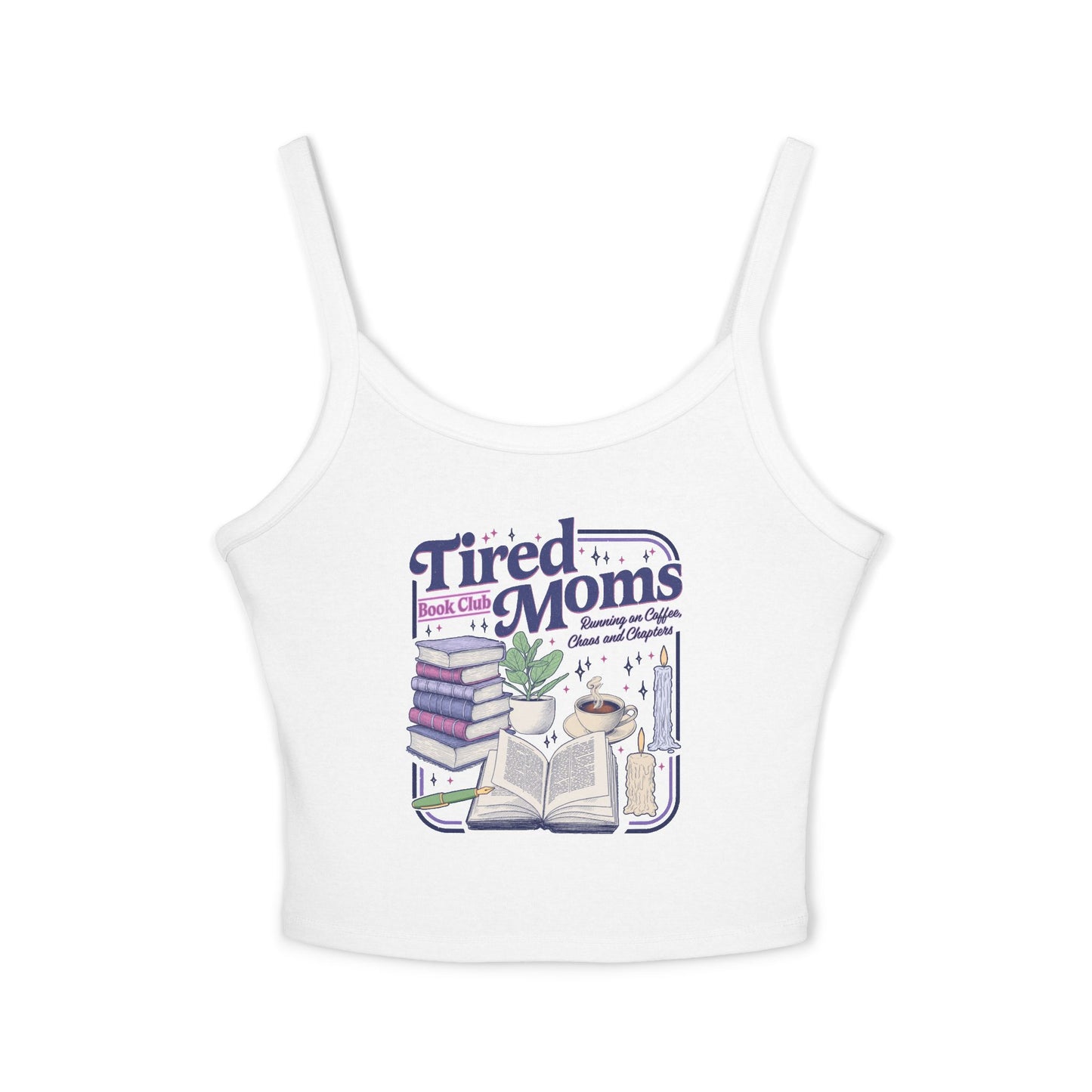Tired Moms Book Club Tank