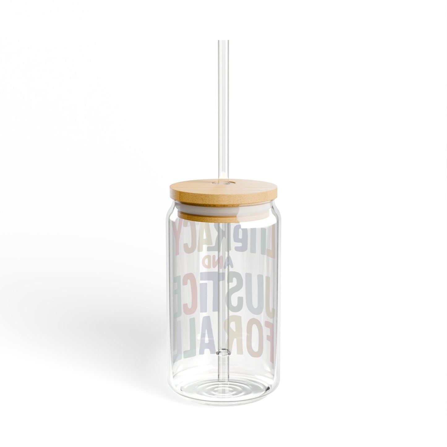 Literacy and Justice Sipper Glass
