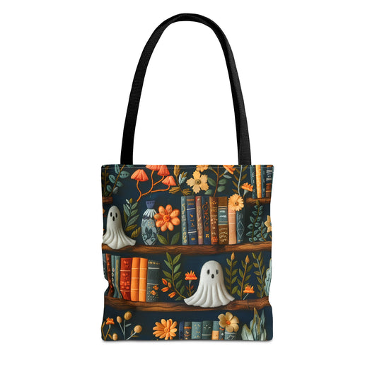 Haunted Library Tote Bag