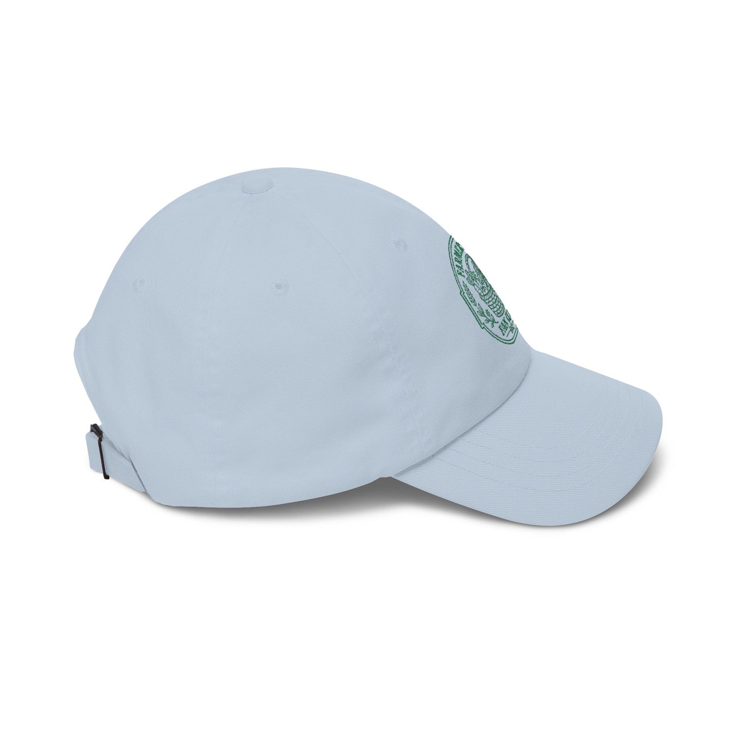 Farmers Market Fan Club Dad Cap — Vintage Green Logo Hat