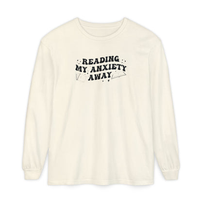 Reading My Anxiety Away Long Sleeve Tee