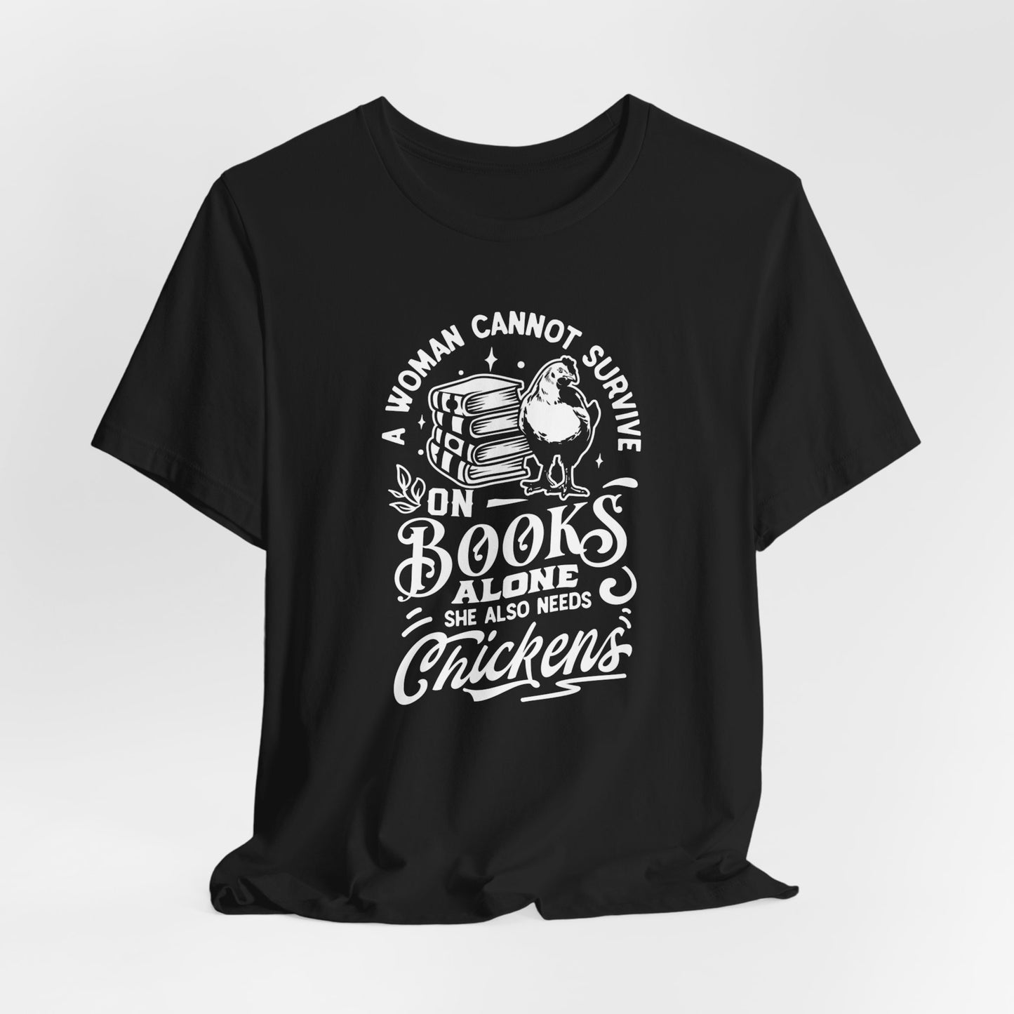 Books & Chickens Tee