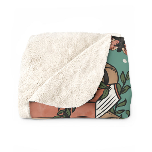 Enchanted Chapters Sherpa Blanket
