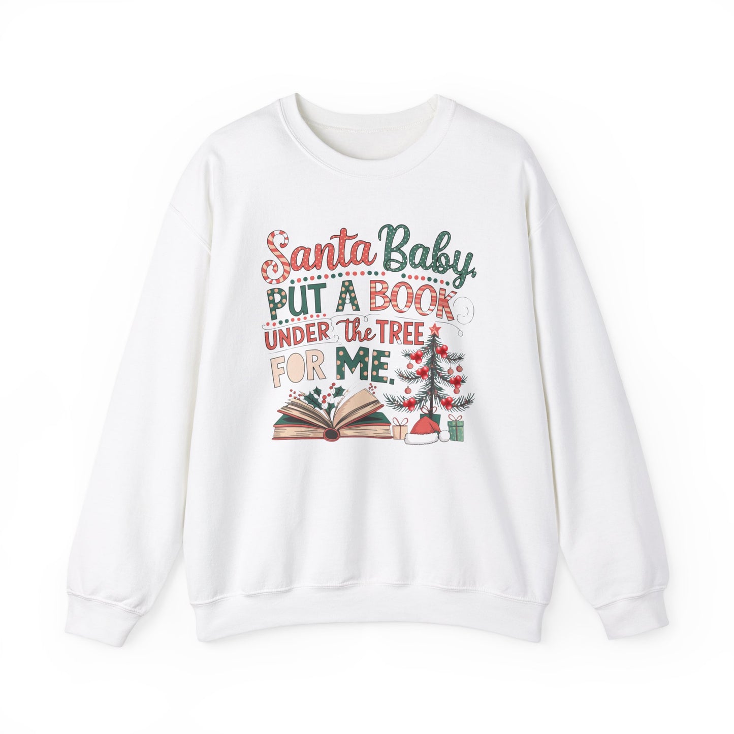 Christmas Santa Baby Book Sweatshirt