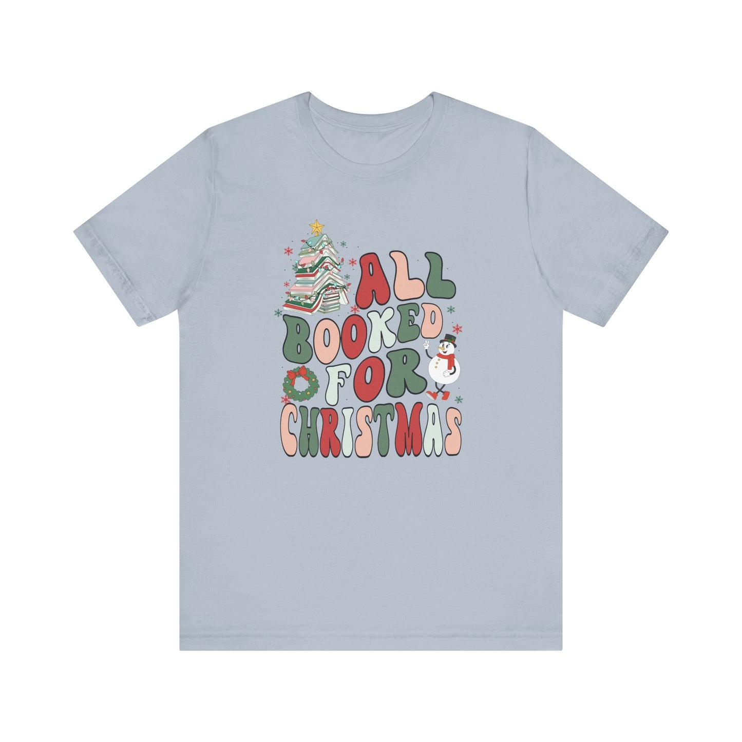 All Booked for Christmas Tee