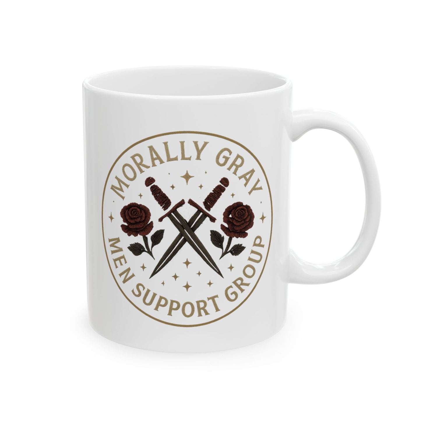 Morally Gray Men Support Group Mug