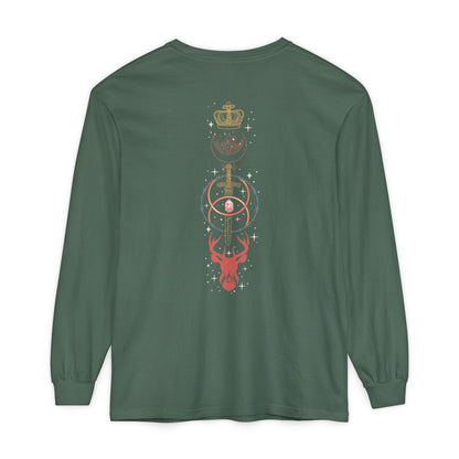 Fire Breathing Bitch Queen Long Sleeve Tee