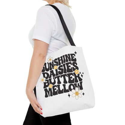 Sunshine Daisies Butter Mellow Tote Bag