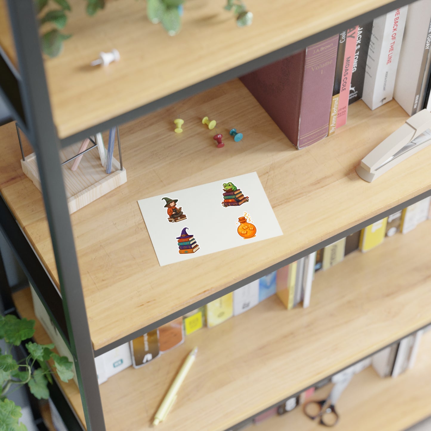 Whimsical Reader Sticker Pack