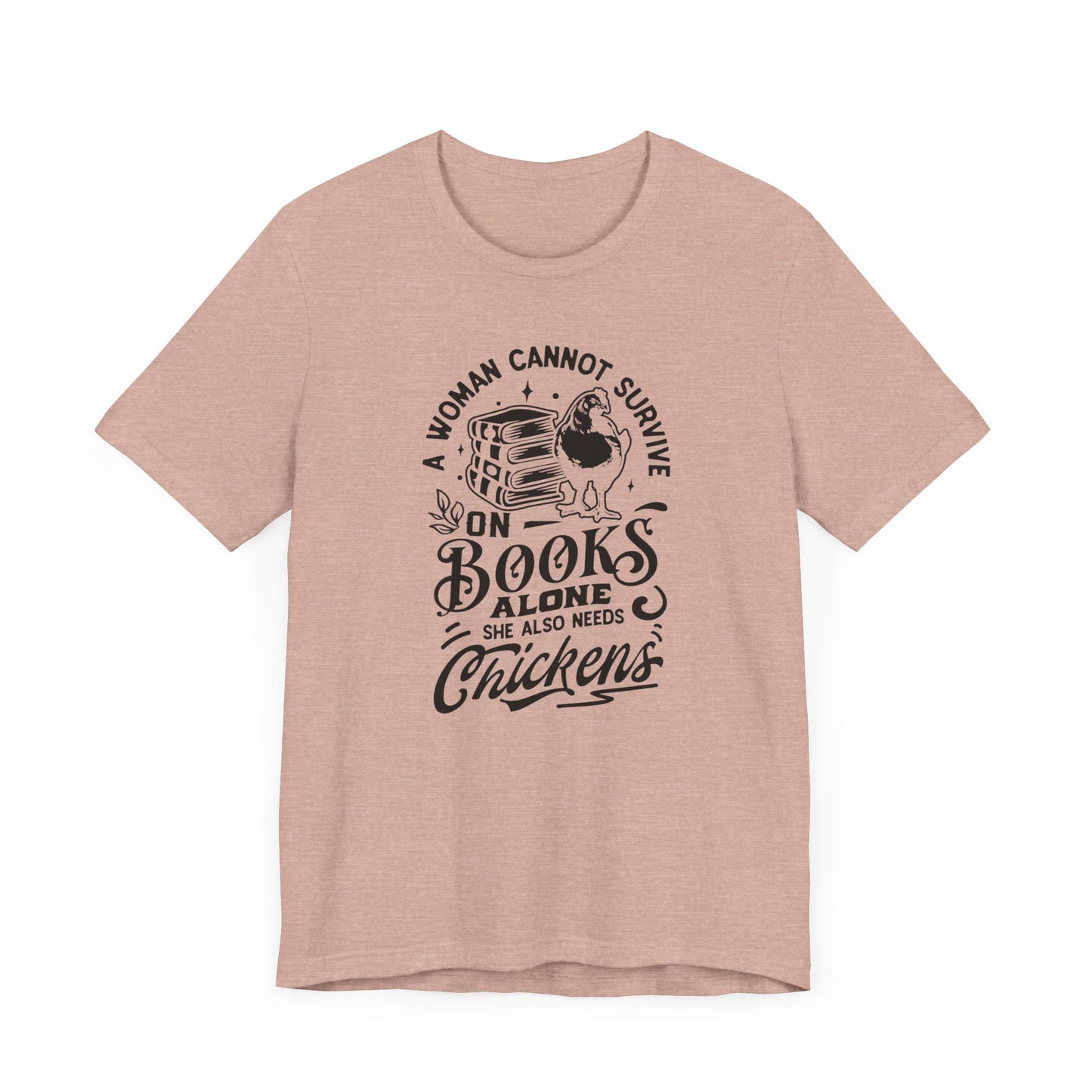 Books & Chickens Tee