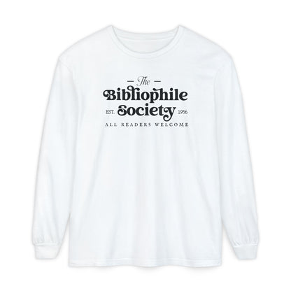 Bibliophile Society Long Sleeve Tee
