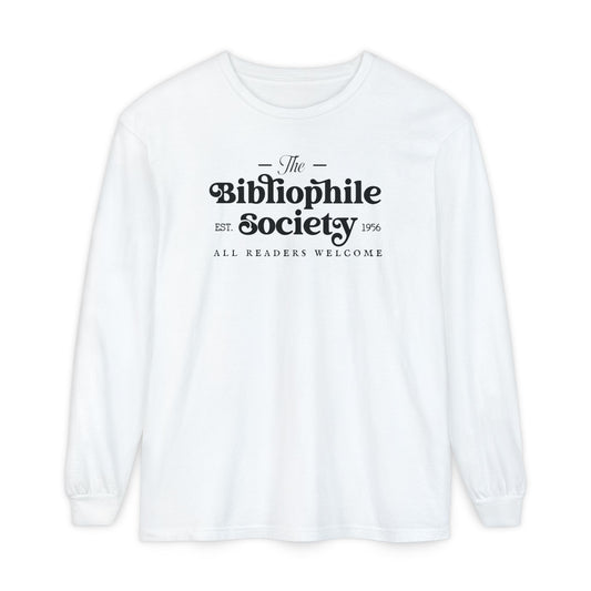 Bibliophile Society Long Sleeve Tee