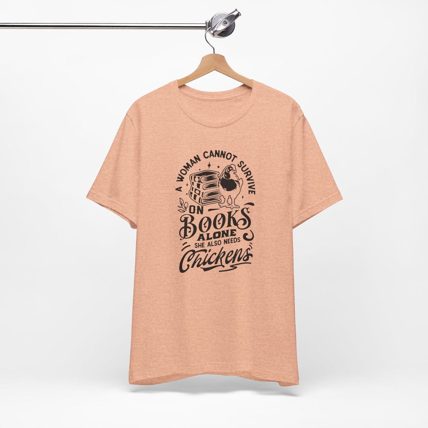 Books & Chickens Tee