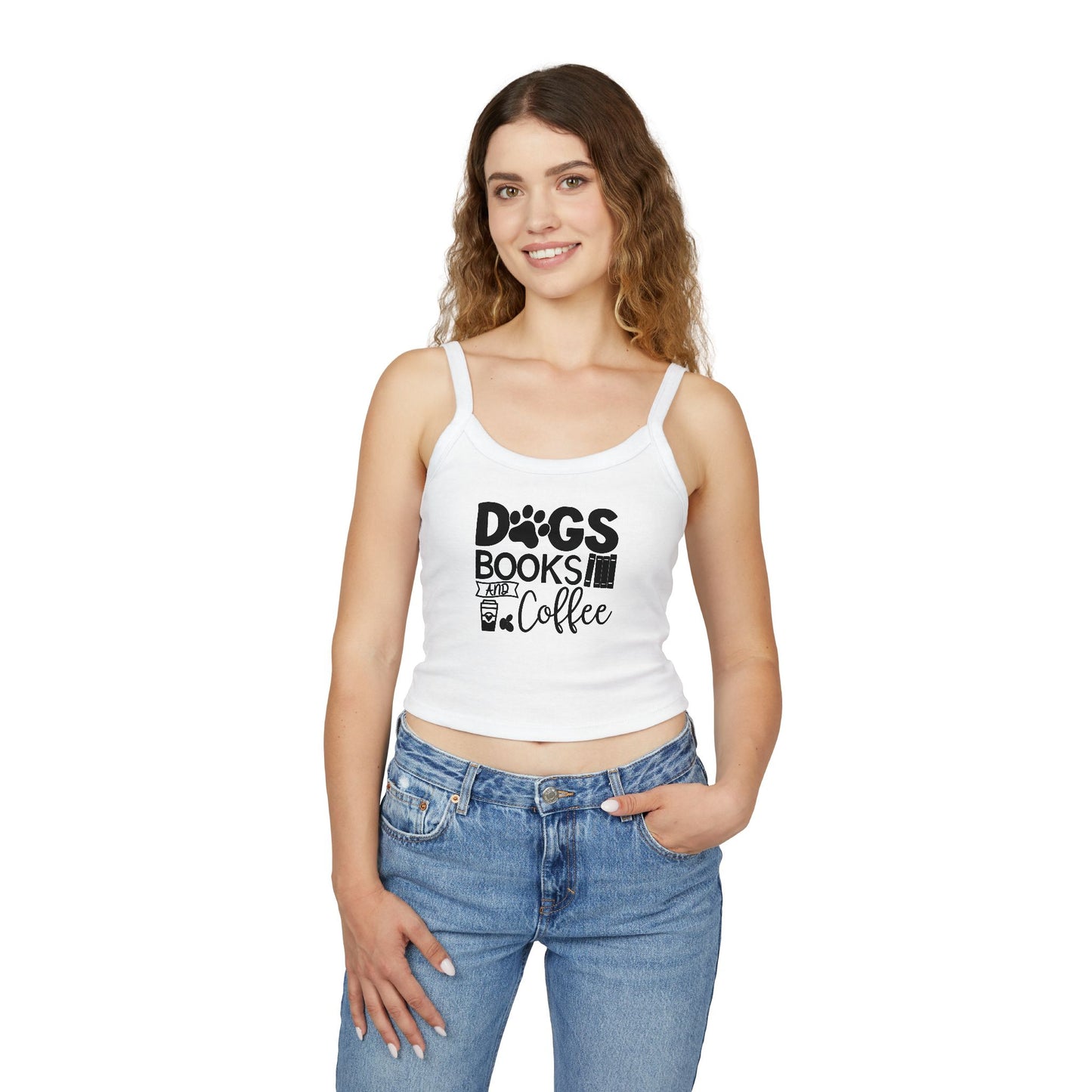 Dogs Books & Coffee Tank