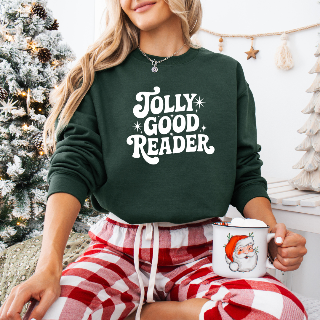 Jolly Good Reader Sweatshirt