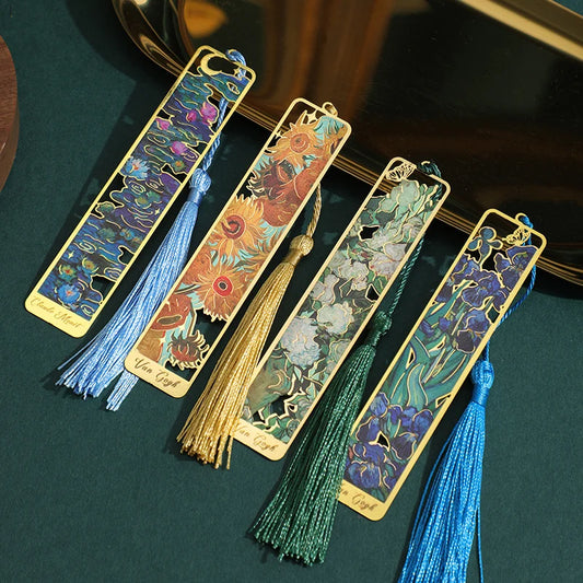 Floral Metal Bookmark