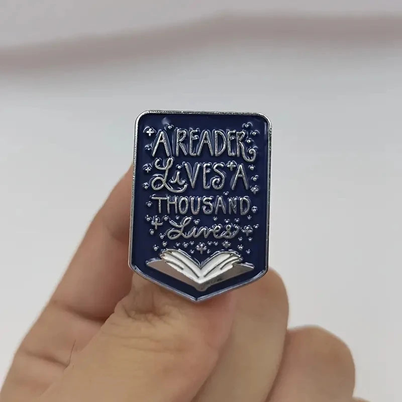 A Reader Lives A Thousand Lives Pin