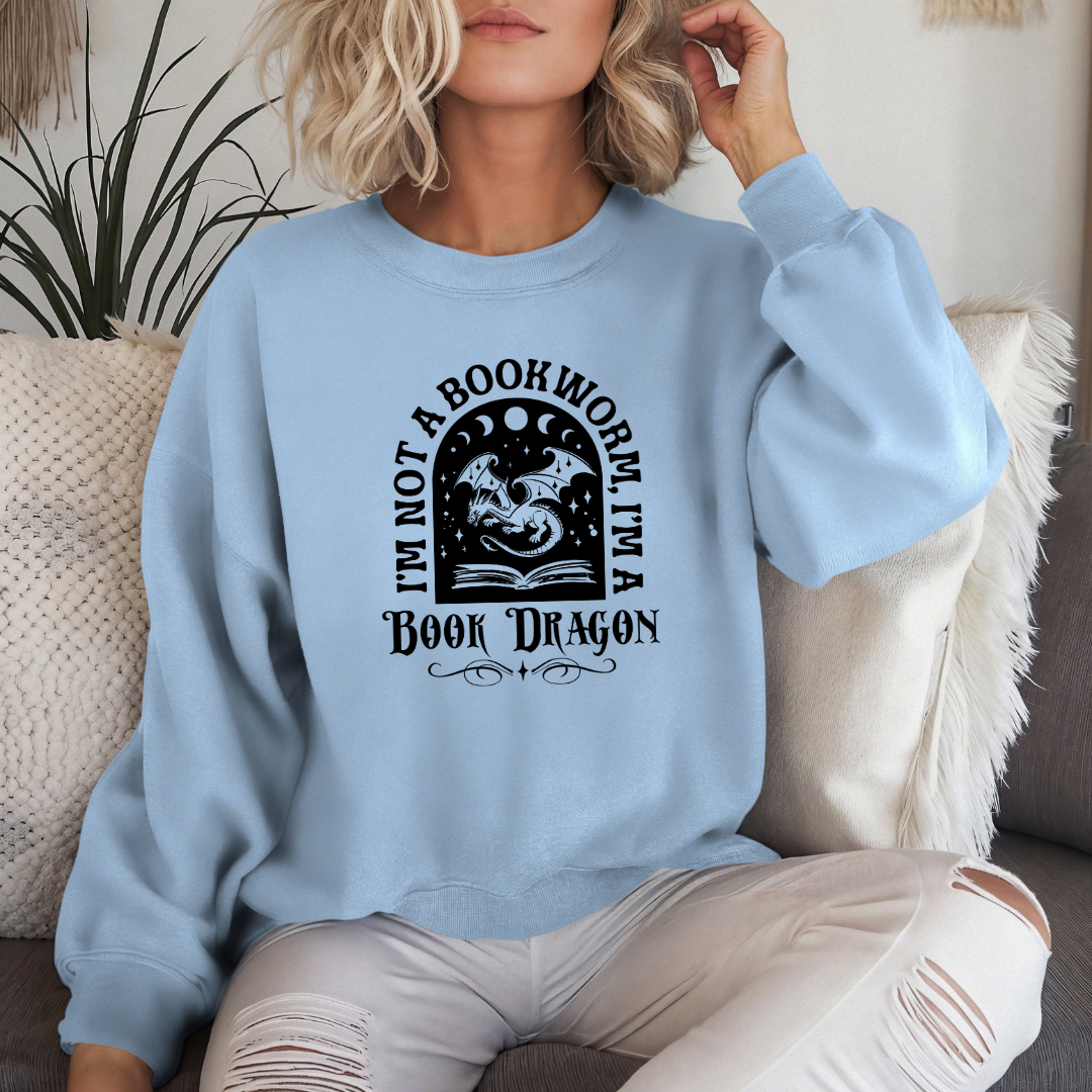 I'm a Book Dragon Sweatshirt