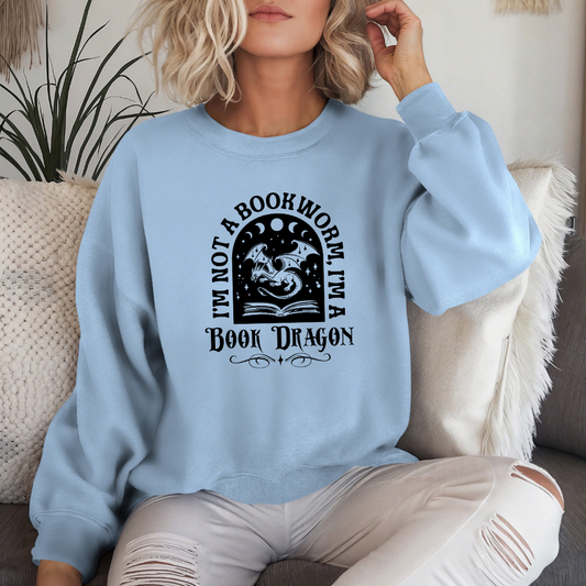 I'm a Book Dragon Sweatshirt