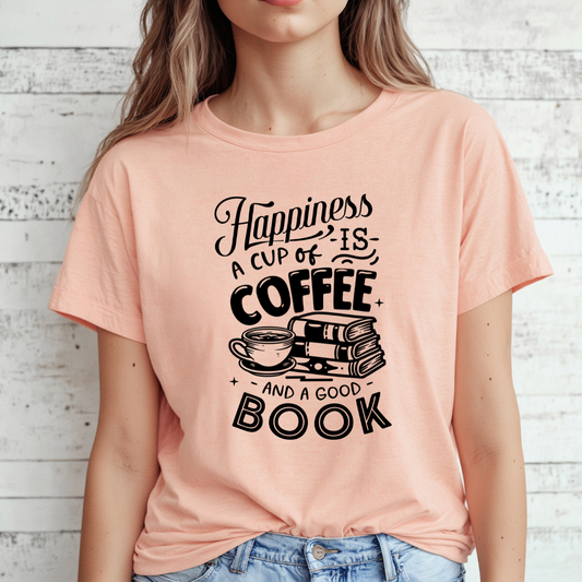 Happiness is Coffee & a Book Tee