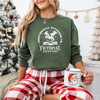 Emotionally Attached to Fictional Dragons Sweatshirt