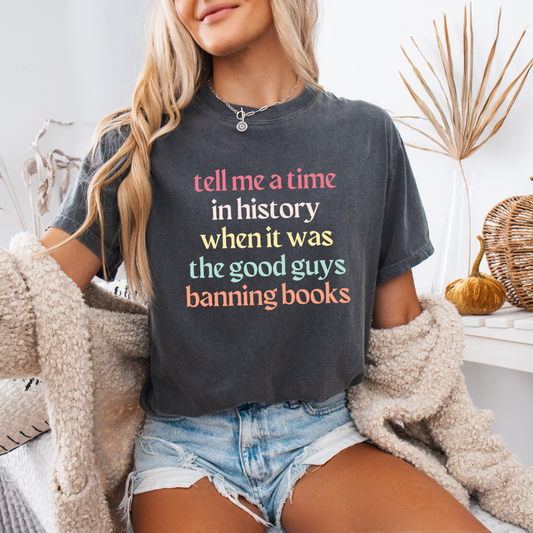 Good Guys Don't Ban Books Tee