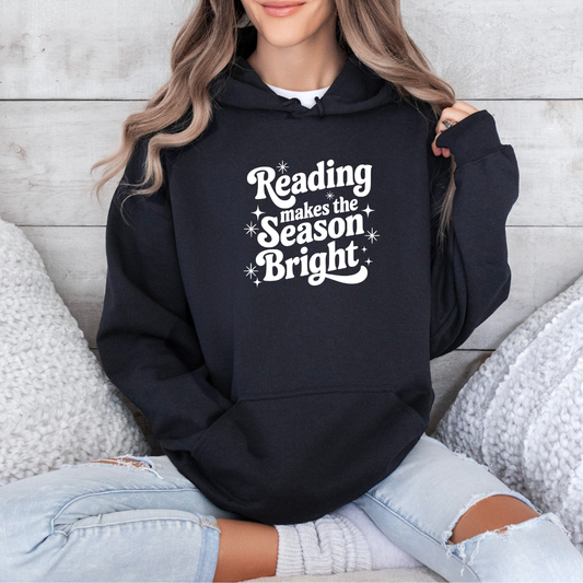 Reading Makes the Season Bright Hoodie