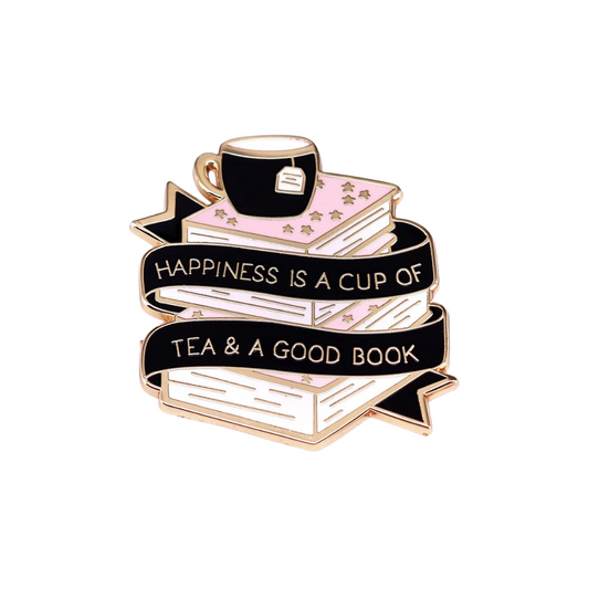 Tea And Book Pin